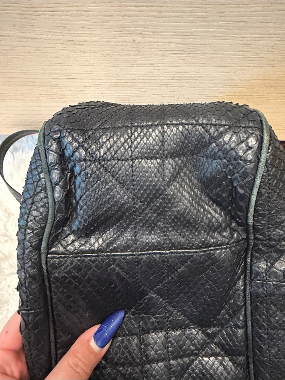 Dior Limited Edition Cannage Python Bag